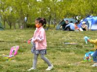 五米长的八爪鱼风筝见过没？这处湿地公园成假期好去处