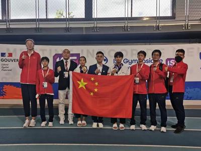 祝贺！中国代表团摘得世界中学生运动会首金