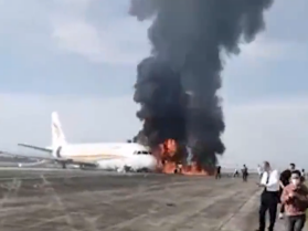 重庆机场：西藏航空起火航班40余名轻伤旅客已送往医院救治