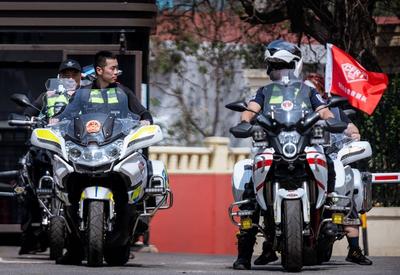 青岛成立首支摩托车应急救援队
