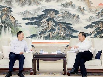 李干杰会见中国广核集团客人