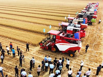 减损就是增产，降耗就是增收！山东省小麦机收减损大比武青岛赛区比赛举行