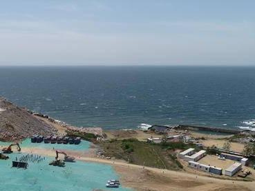 助力冷链物流基地项目建设，董家口胡家山作业区破水而出！