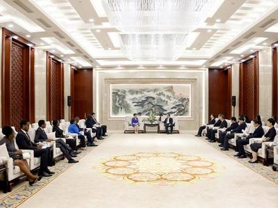 李干杰会见加勒比国家驻华使节