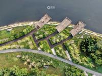 夏日里的一抹清凉绿，航拍李村河入海口