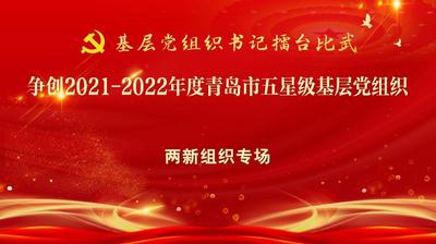 争创2021-2022年度青岛市五星级基层党组织——两新组织专场