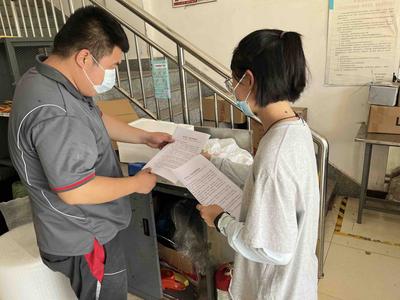 城阳区河套街道开展新业态新就业群体创建文明典范城市宣讲活动