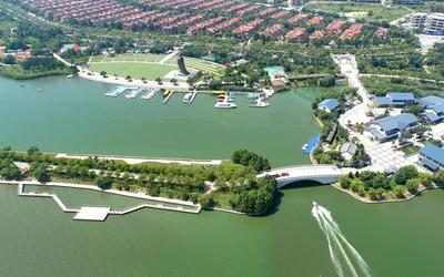 水域提升变美景打卡地！来上合示范区“绿色客厅”