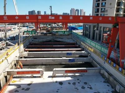 新进展！青岛地铁2号线西延段轮渡站顺利封顶，3座车站主体结构全部建设完成