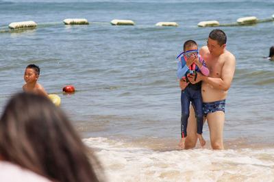 秋日里的视觉礼物，第三海水浴场的美景YYDS