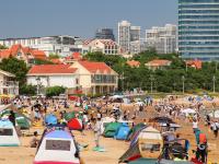 秋日里的视觉礼物，第三海水浴场的美景YYDS