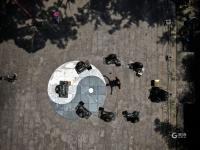 百年凌霄花开正艳，崂山太清一抹“清凉”