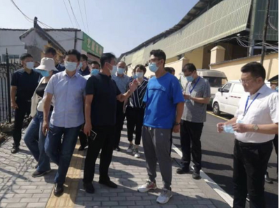 市创城指挥部实地督导检查文明典范城市创建工作