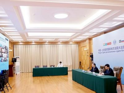 中国—上合组织国家地方法院大法官论坛（2022）开幕