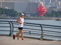 晨练、观景……奥帆中心成了户外健身NO.1