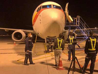 青岛机场首次独立完成飞机A检维修，为平安机场建设提供有力技术支持