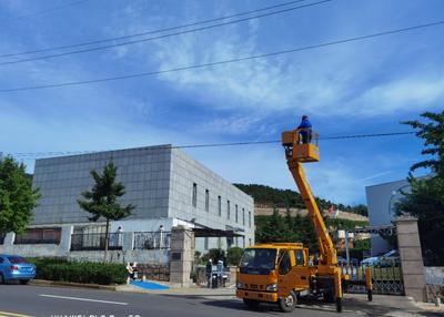 清理空中“蜘蛛网”，崂山打造靓丽“天际线”