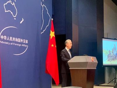 走向世界的不光菌草！汪文斌发布会现场展示