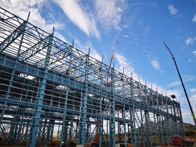 通裕重工大型海上风电产品配套能力提升项目即将封顶