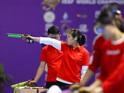 中国队再摘两金！姜冉馨女子50米手枪慢射夺冠