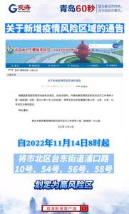 关于新增疫情风险区域的通告
