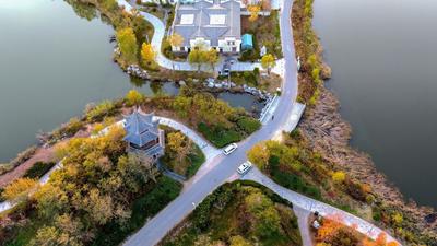 宝藏级赏秋打卡点 航拍唐岛湾湿地撩人景色