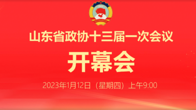 山东省政协十三届一次会议开幕会