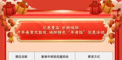 亿惠青岛 乐购城阳——2023亿惠青岛消费年城阳新春消费季多重活动来袭！