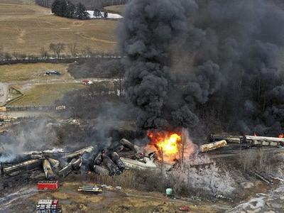 美俄亥俄州：“毒火车”事件已造成近4.4万只动物死亡