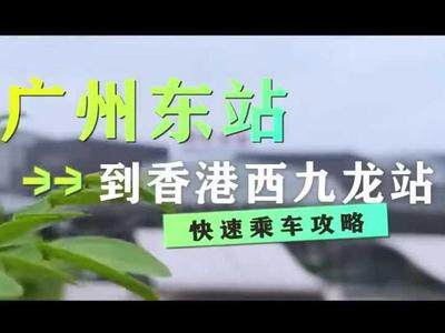 如何坐高铁去香港？最全攻略来了！