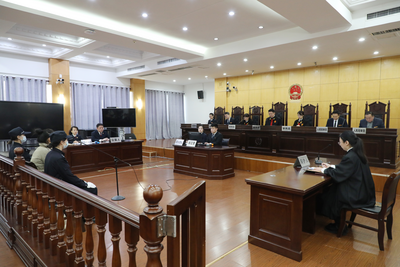 城阳法院开庭审理一起危害国家重点保护植物罪刑事附带民事公益诉讼案