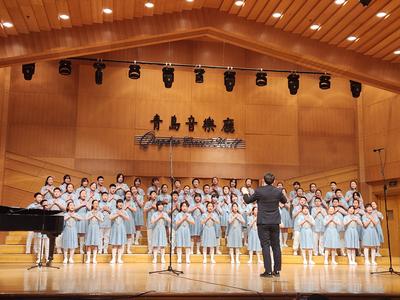 市南少年宫百灵合唱团“惊艳”青岛市合唱音乐会