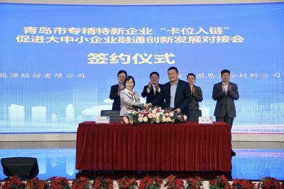 聚焦氢能与储能产业链！青岛举办今年首场专精特新企业“卡位入链”对接会