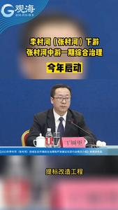 李村河（张村河）下游和张村河中游一期综合治理今年启动