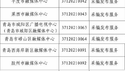 山东省互联网新闻信息服务单位许可信息公布，青岛这些单位在列