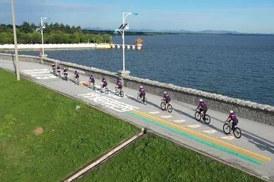 莱西市湖滨路被省交通运输厅评为“最美骑行路”