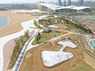 打造胶州湾最美“C位”！上合如意湖景观工程建设进展来了