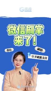 空手就能付款，微信刷掌来了！