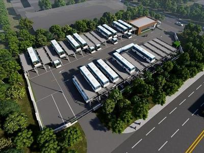 全国首个应用简易升降立体设备的公交停车场即将在青投用，位置就在……
