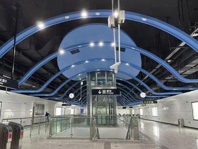 青岛地铁2号线海信桥站完成设备调试，距离开通更近一步