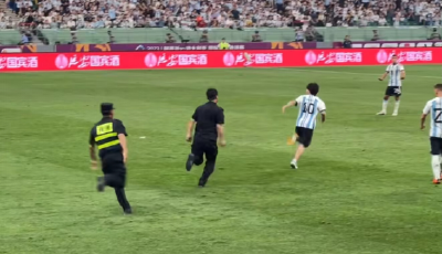 北京警方通报“球迷冲场拥抱梅西”：行拘，12个月内不得进体育场馆看同类比赛