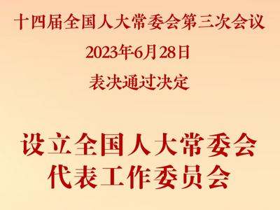 全国人大常委会设立代表工作委员会