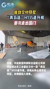 成功交付印尼，“青岛造”H135直升机首次走出国