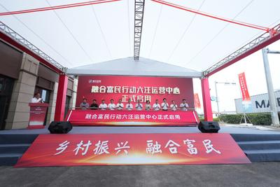 青岛融合富民行动运营中心在西海岸新区揭牌启用
