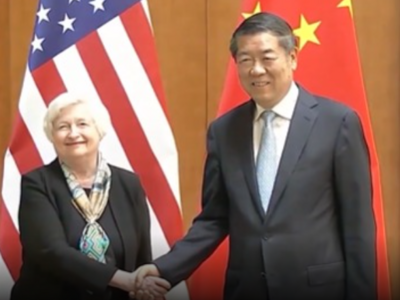 何立峰会见耶伦：中方表达了对美方对华制裁限制措施的关切