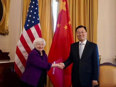 中国驻美大使谢锋会见美国财长耶伦
