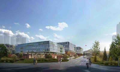 崂山区公共卫生中心项目主体结构封顶