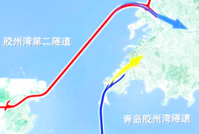 世界最长海底公路隧道在青岛开启“穿海之旅”