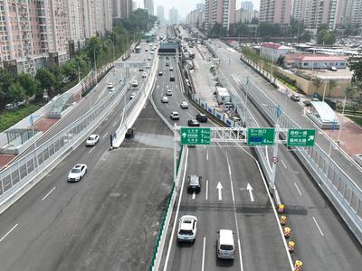 吹响冲锋号角！辽阳路快速路（福州路-海尔路段）北半幅地道加快建设