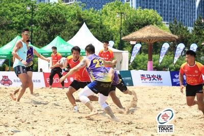 当橄榄球遇上沙滩 ，“太舞杯”青岛沙滩橄榄球国际邀请赛在青举办